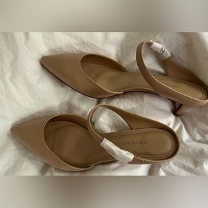 Brand new tan/nude slip on heels - size 7 1/2 from Banana Republic